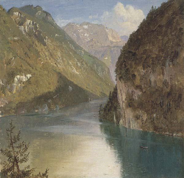 Frederic E.Church Koenigssee,Bavaria China oil painting art